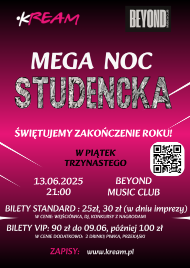 MEGA NOC STUDENCKA 